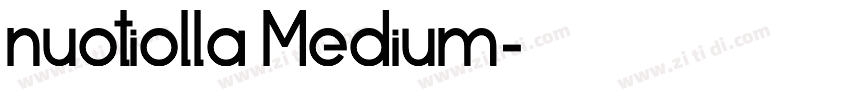 nuotiolla Medium字体转换
